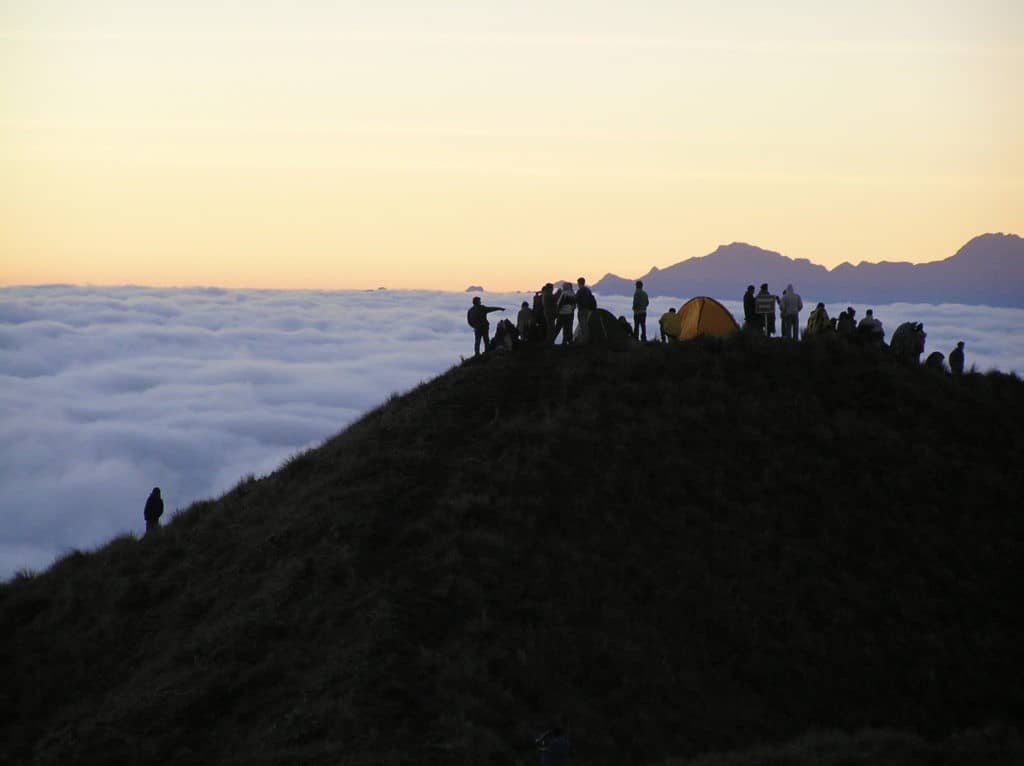 Apus Peru Trekkers at Tres Cruces for Sunrise