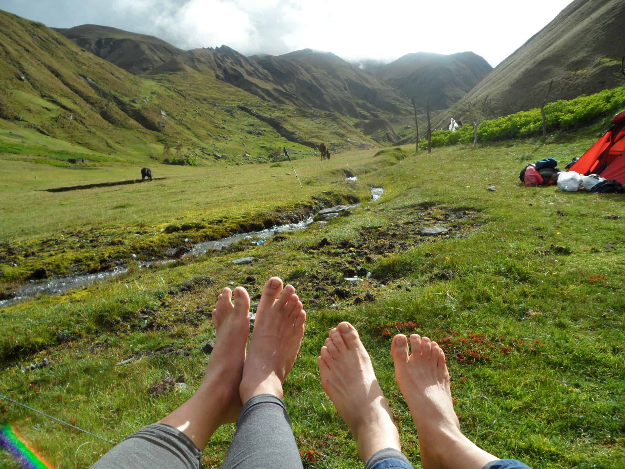 trekking-in-peru-happy-feet