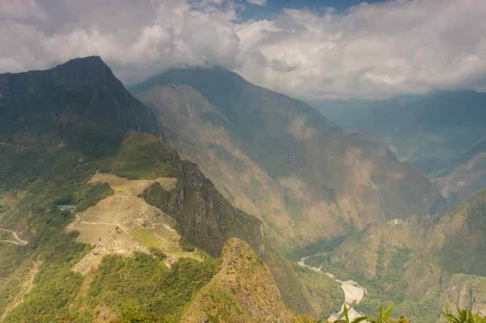 machu picchu from huayna picchu mountain, circuit 3