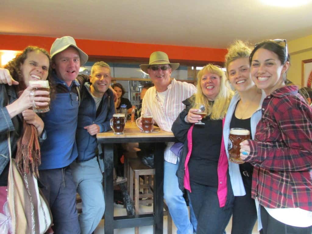 Friends and beers in Cusco