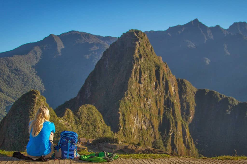 Photo opportunity at huayna Picchu 