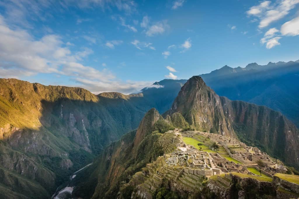 Hikes to Machu Picchu, famous landmarks in Peru