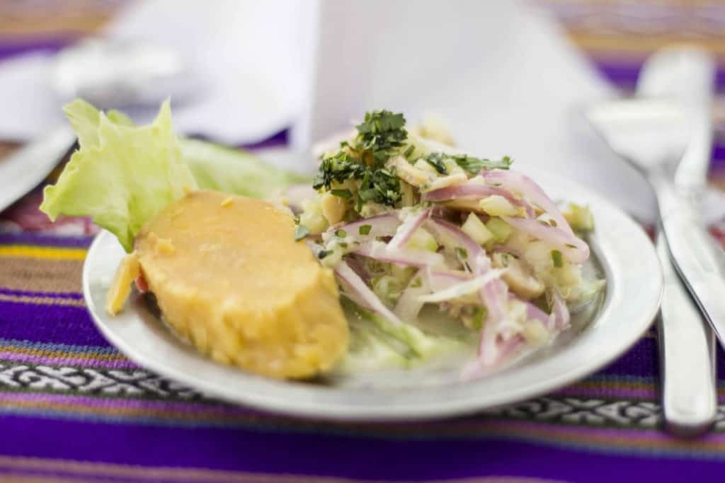 Apus Peru trek meals