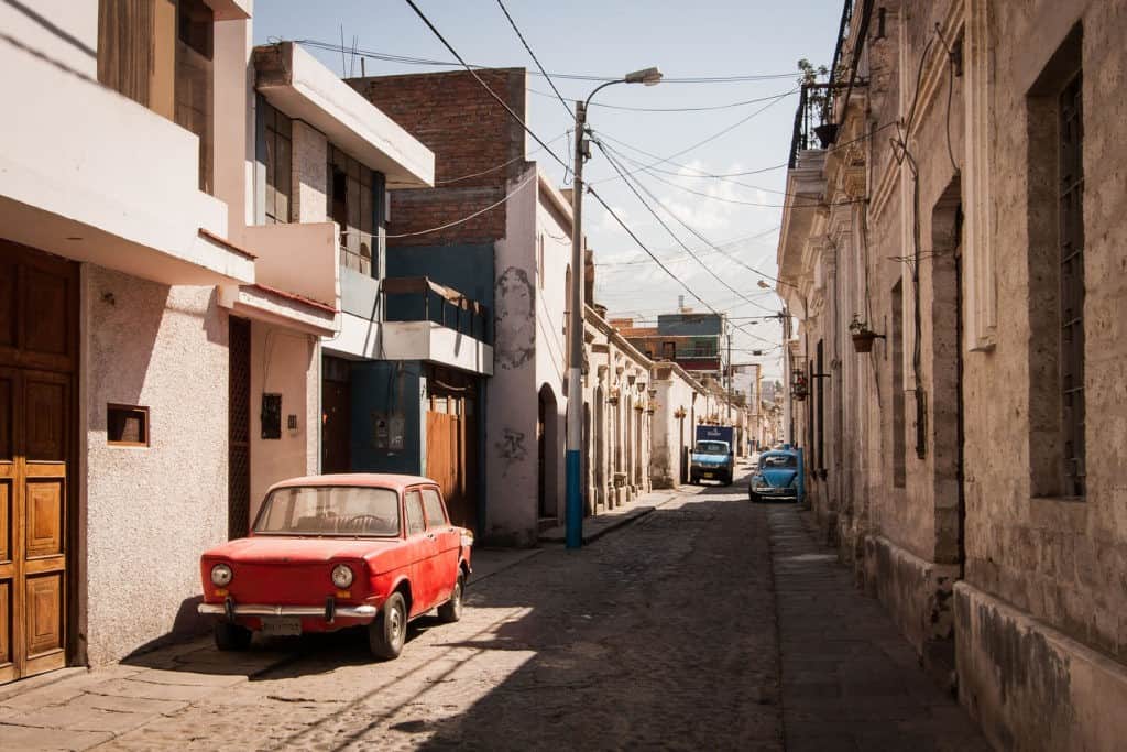 Arequipa Peru city street