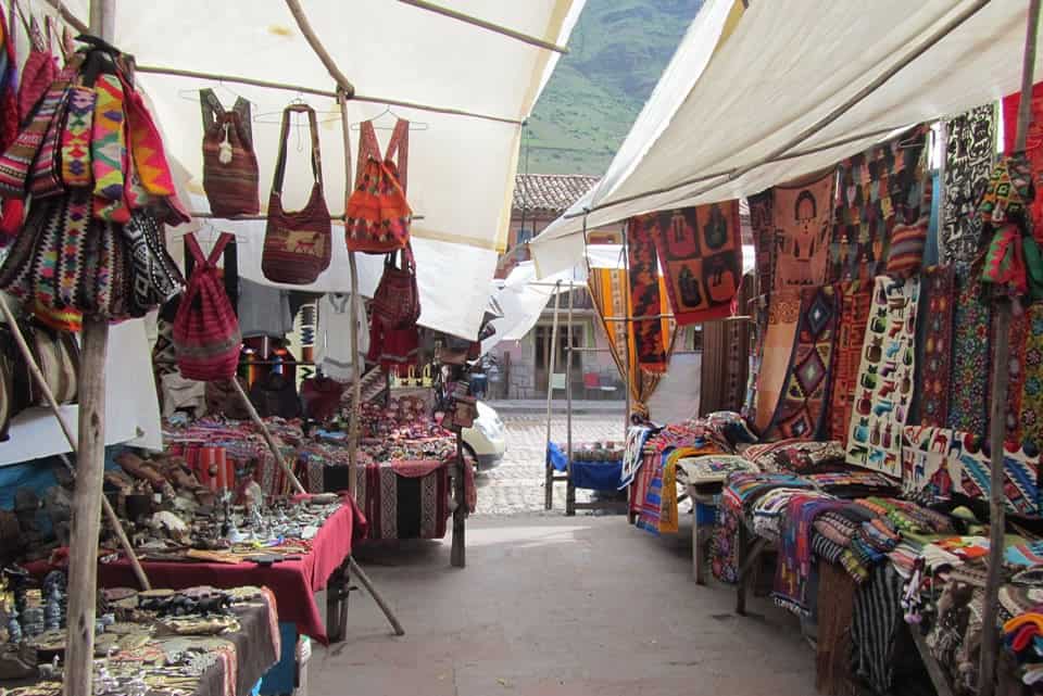 Artisan market Sacred Valley Peru