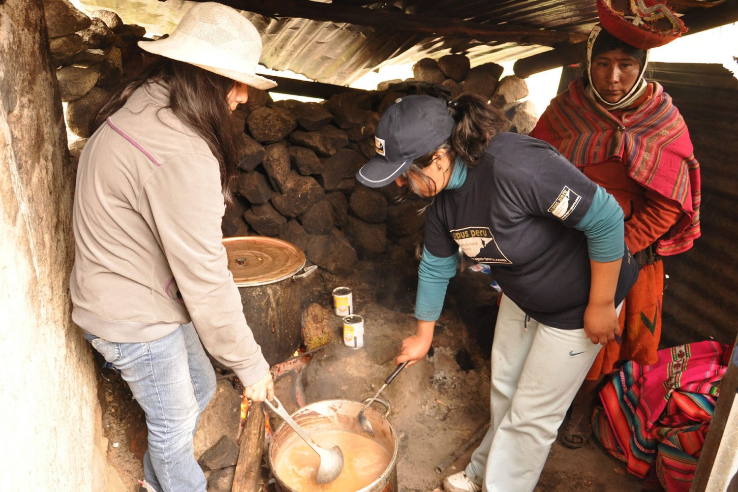 Christmas chocolatada Peru