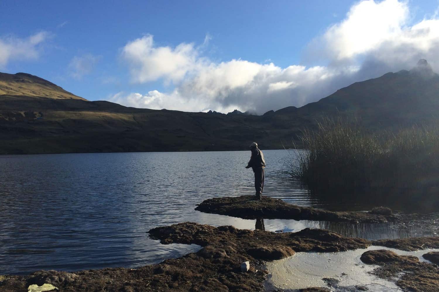 Chaullacocha fish lake