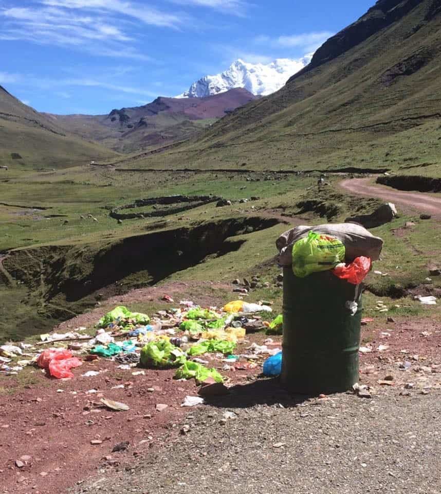 Garbage on the trail
