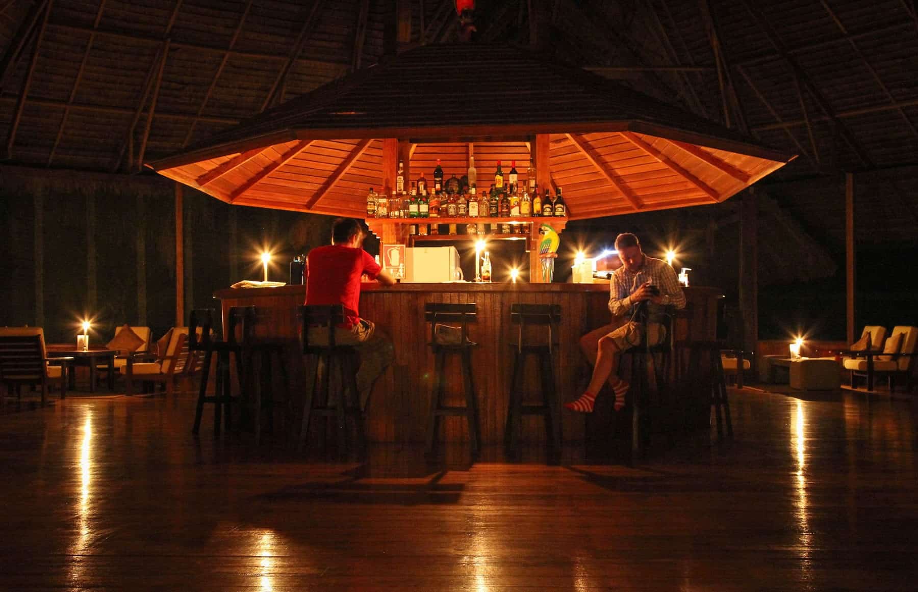 Peru jungle tour experience at night