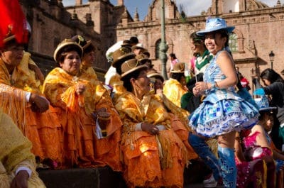 Puno style dancers