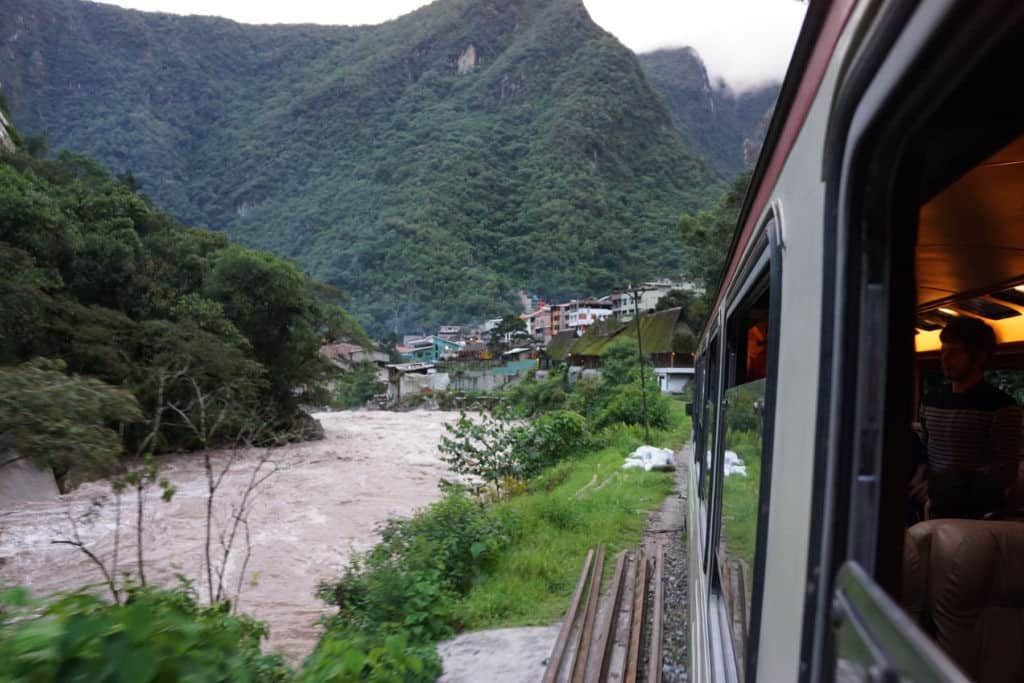 Machu Picchu by train 
