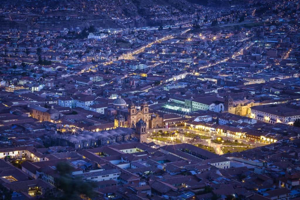 Cusco at night