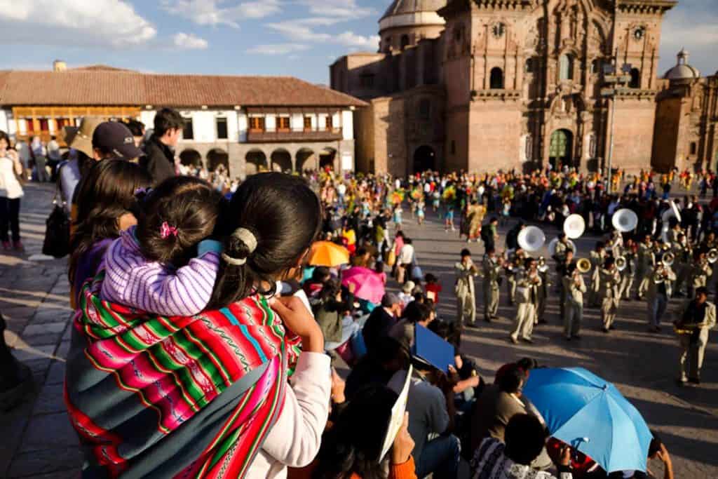 What is the best time to visit Cusco? picture of cusco festival