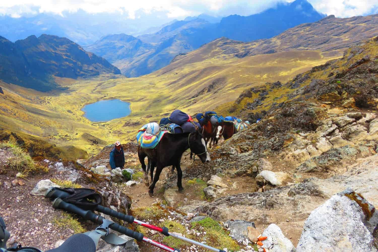 Lares valley trek landscape