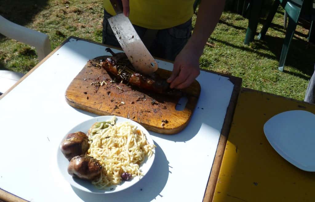 south valley peru lunch cuy guinea pig