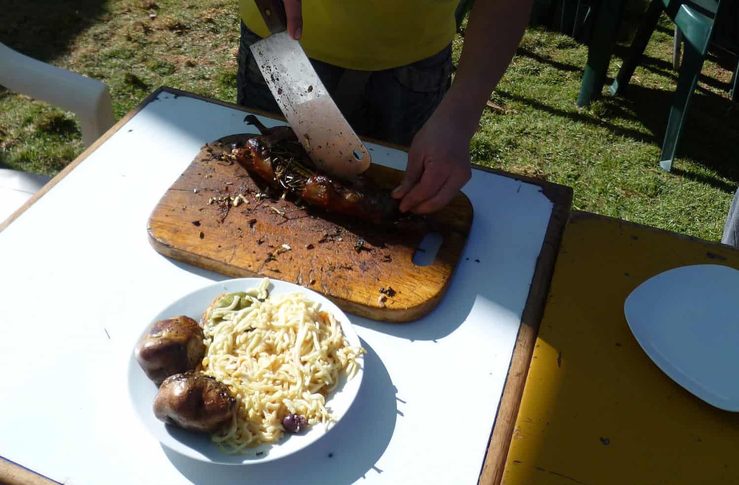 south valley peru lunch cuy guinea pig