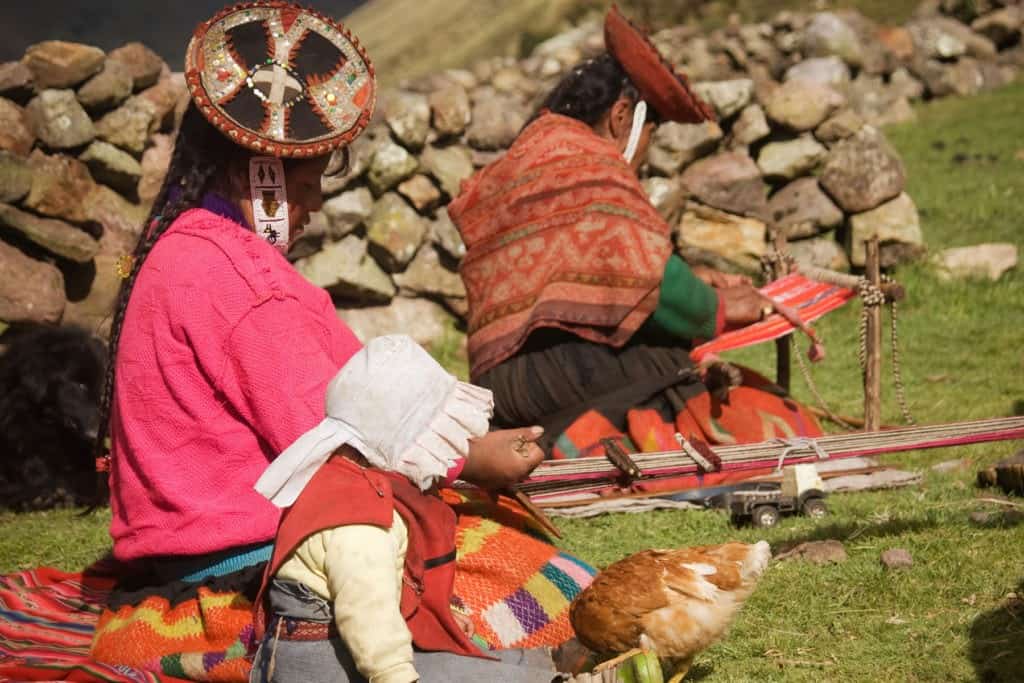 Lares valley trek Andean culture