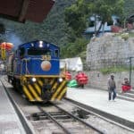 Train Aguas Calientes machu picchu by train