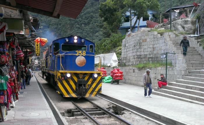 machu picchu by train