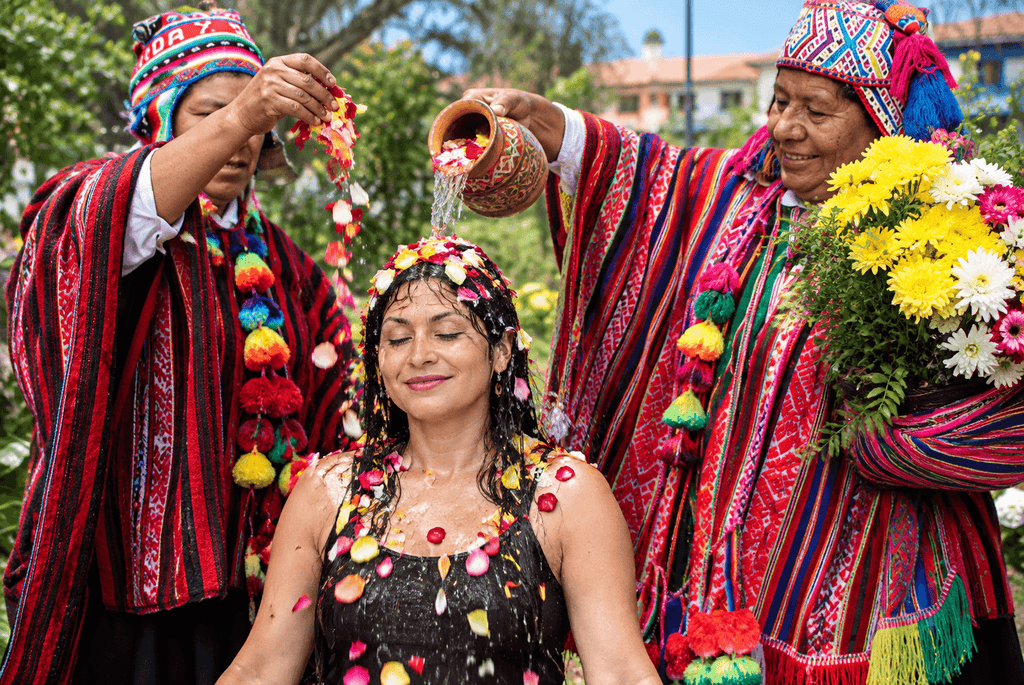 Andean Flower Bath Ceremony, cusco, peru
