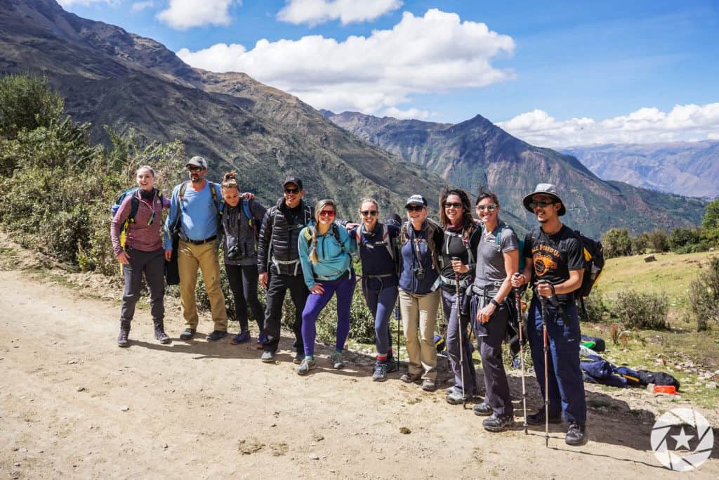 Salkantay hikers group