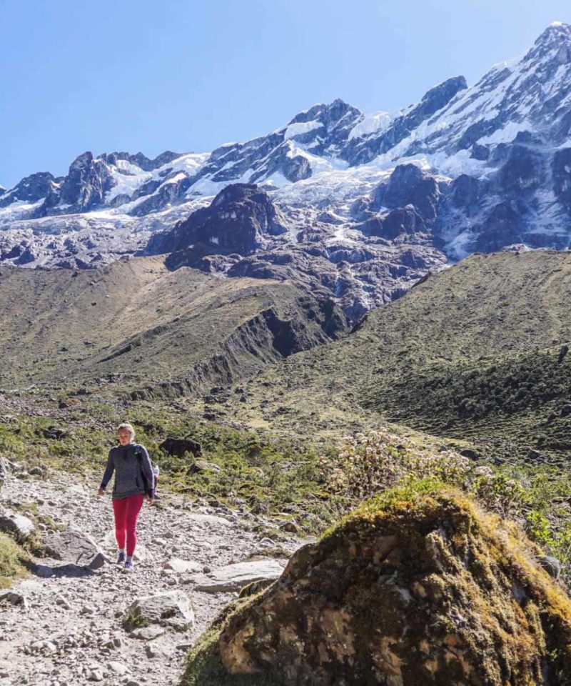 Salkantay hiker