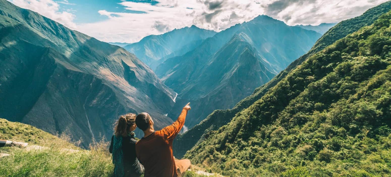 View to the Andes