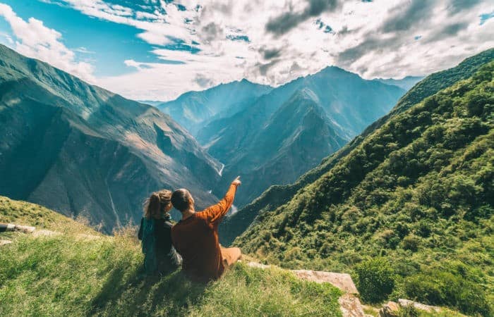 View to the Andes