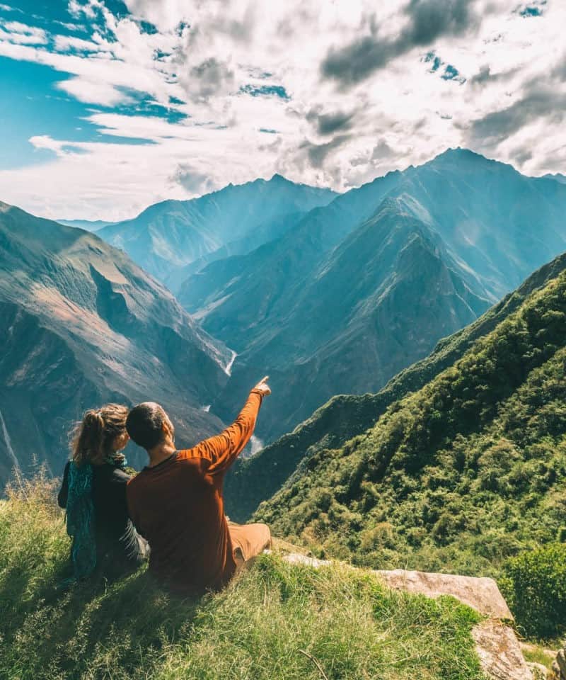 View to the Andes