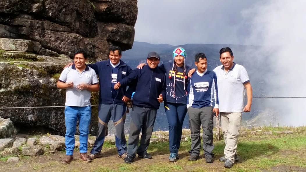 Guides at Waqra Pukara