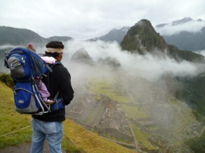 Cloudy day at Machu Picchu