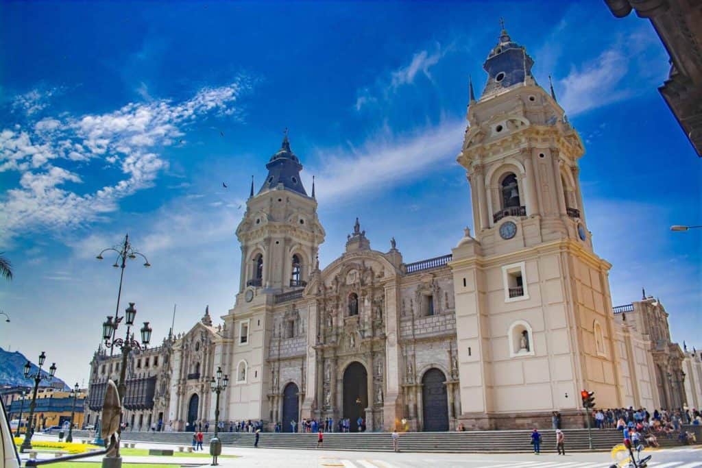 Lima Cathedral, famous places in Peru