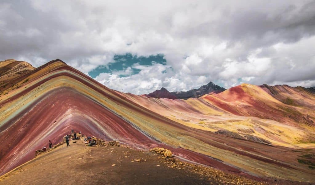 Rainbow mountain views