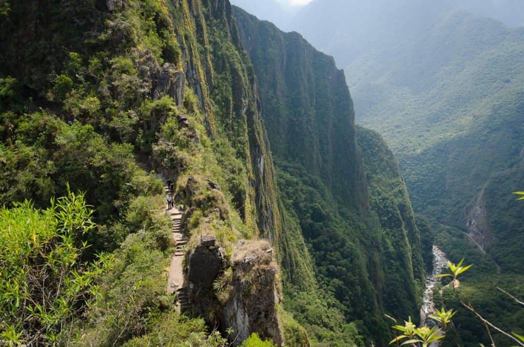 machu picchu hikes inca bridge