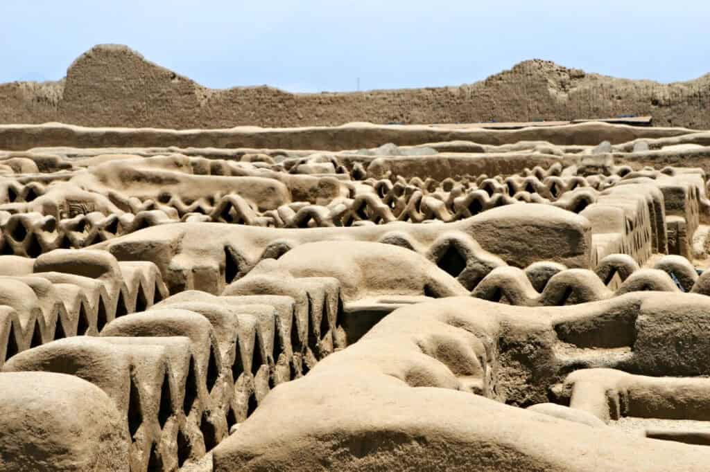 chan chan site, ruins of peru