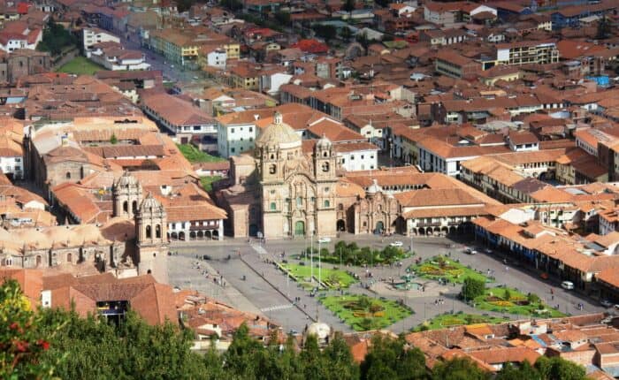 plaza de armas of Cusco