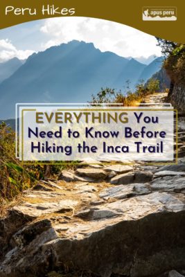 Hiking Inca Trail 