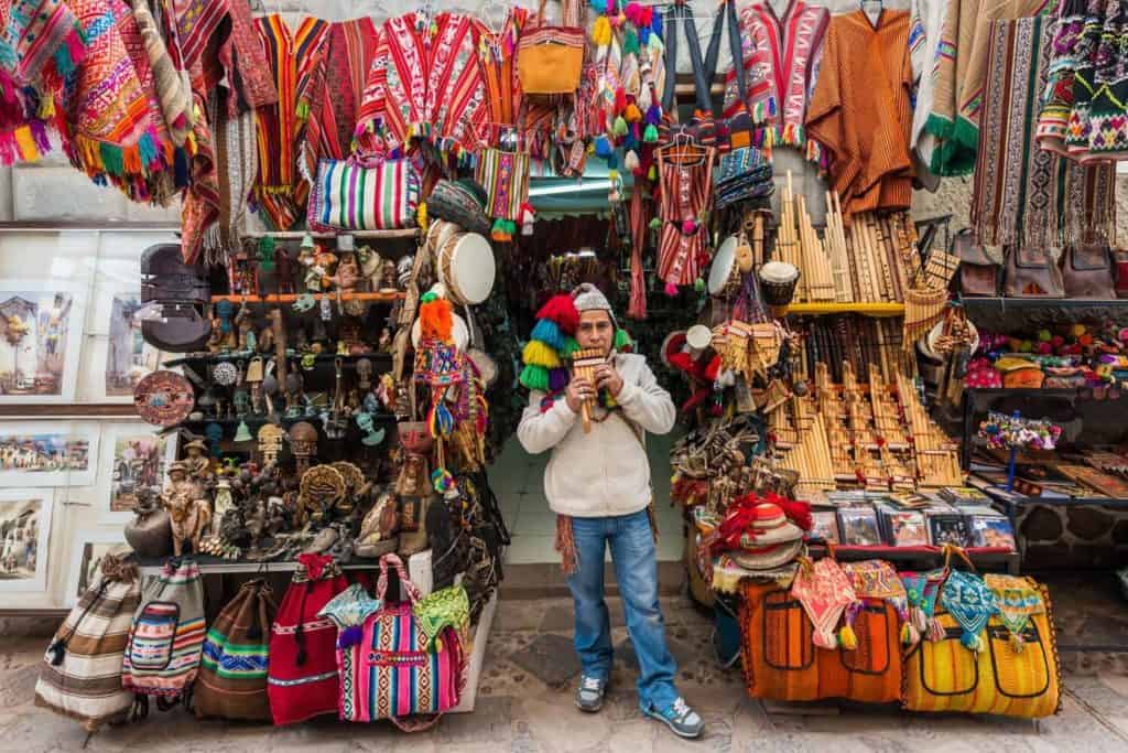 local market in cusco