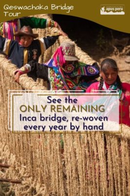 Last Inca rope bridge