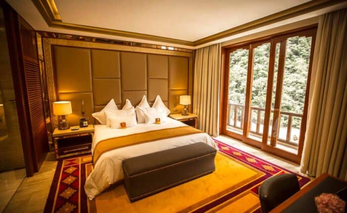 hotel room in aguas calientes