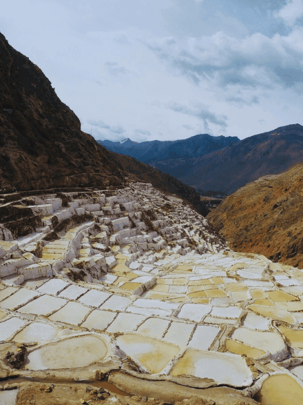 maras salt mines in the sacred valley
