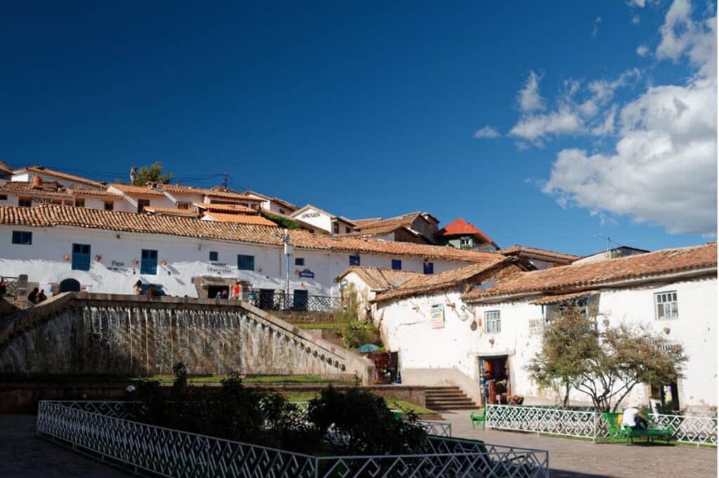 san blas plazoleta in cusco, peru