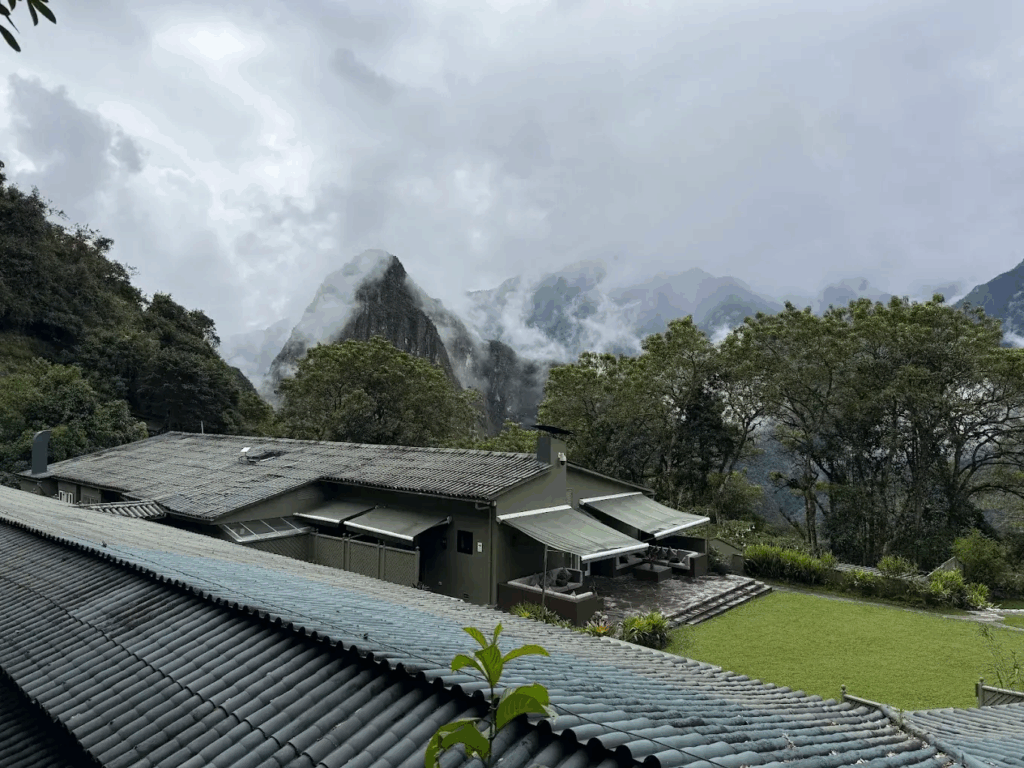 outside area of belmond hotel machu picchu