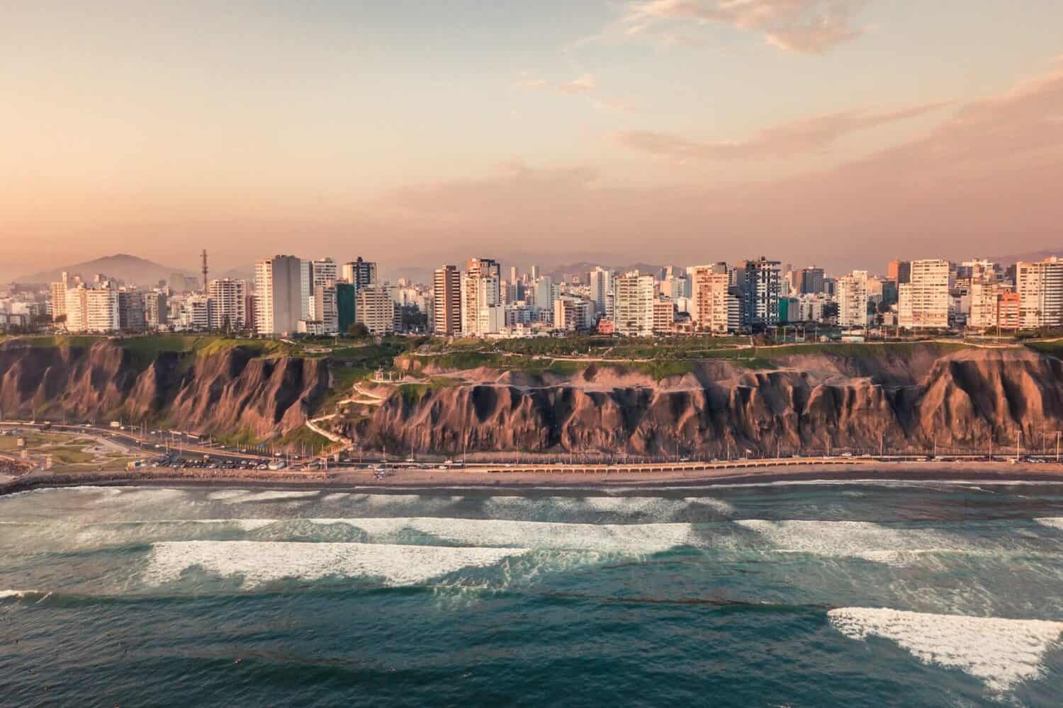 lima during sunset