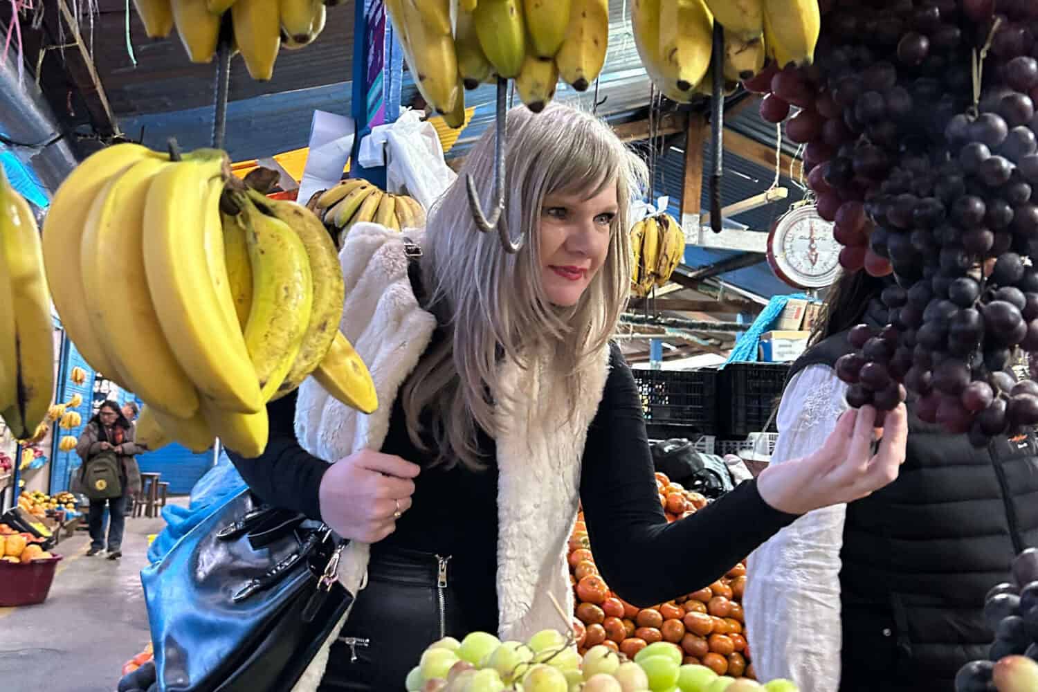visit of local market in peru