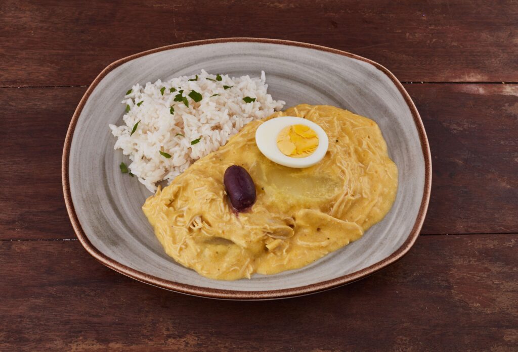 aji de gallina peruvian food