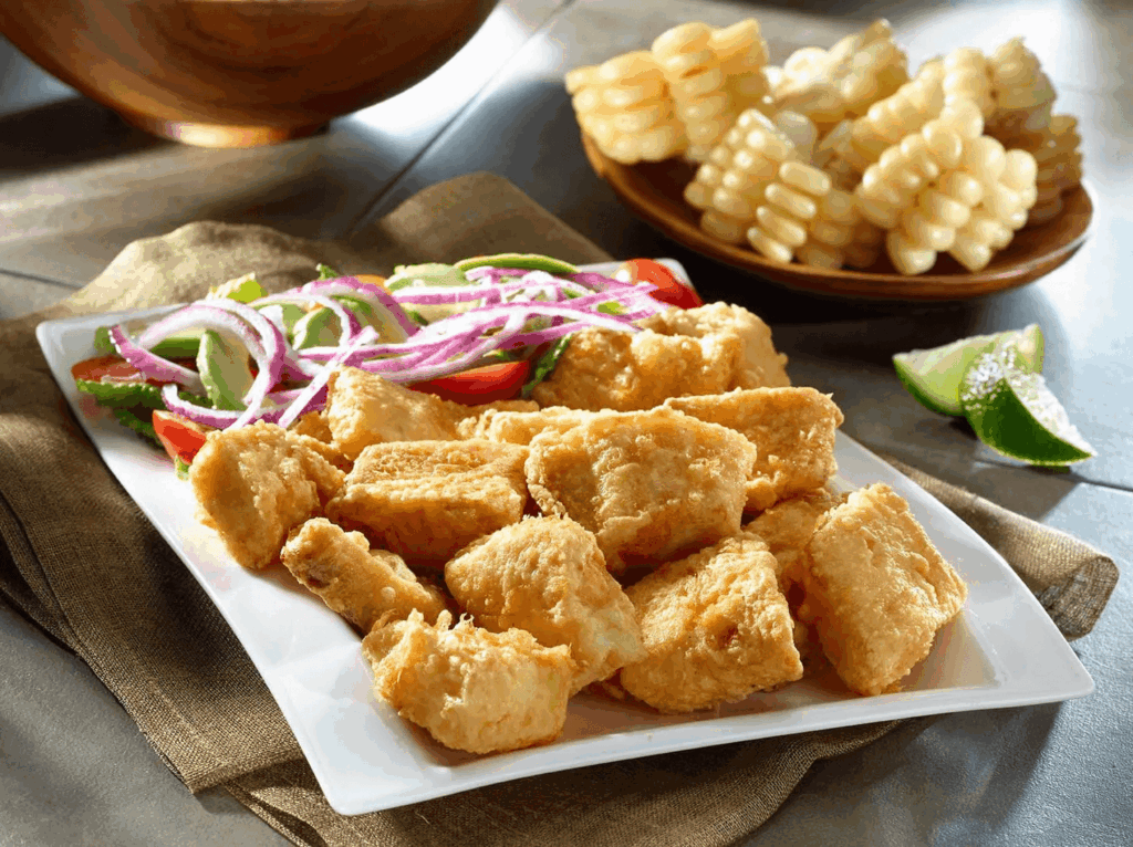 chicharron peruvian food