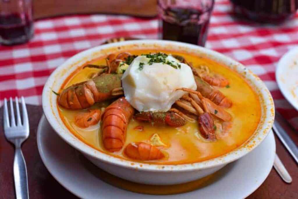 chupe de camarones