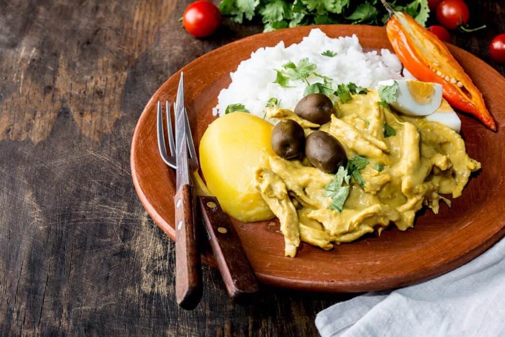 aji de gallina, peru food