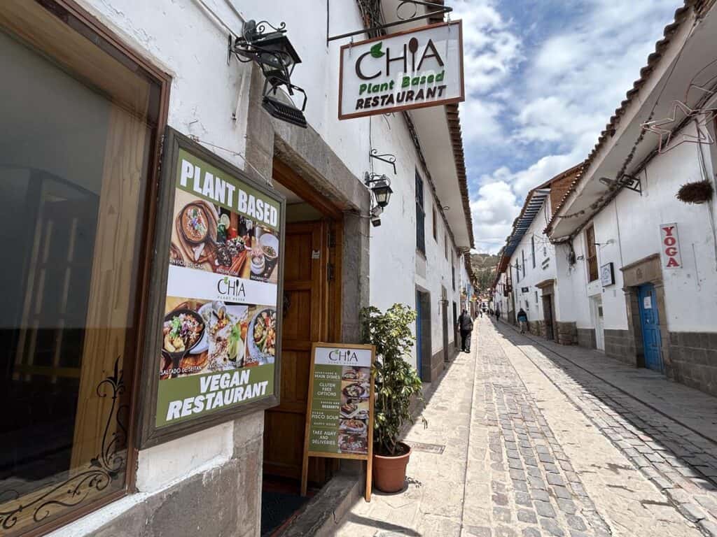 chia restaurant from outside